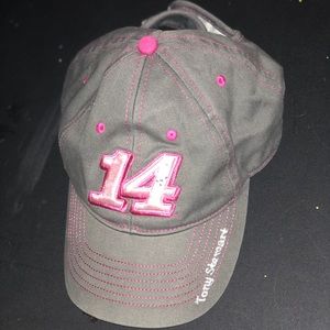 Pink NASCAR Tony Stewart hat